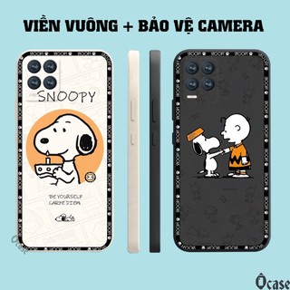 Ốp lưng Realme 8 / Realme 8 Pro in hình chú chó dễ thương cạnh viền vuông có bảo vệ camera