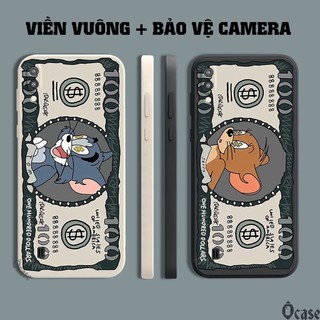 Ốp lưng Samsung A10 / M10 in hình Mèo và Chuột cạnh viền vuông có bảo vệ camera