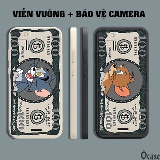 Ốp lưng Xiaomi Redmi 6A in hình Mèo và Chuột cạnh viền vuông có bảo vệ camera
