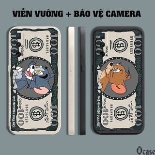  Ốp lưng Oppo Find X2   Find X2 Pro in hình Mèo và Chuột cạnh viền vuông có bảo vệ camera 