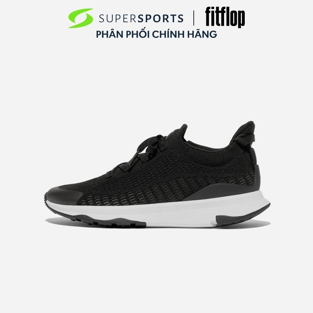 Giày Sneaker Nữ Fitflop Vitamin Ffx Knit Sports - Đen - HV3-B29 ADS09-RM