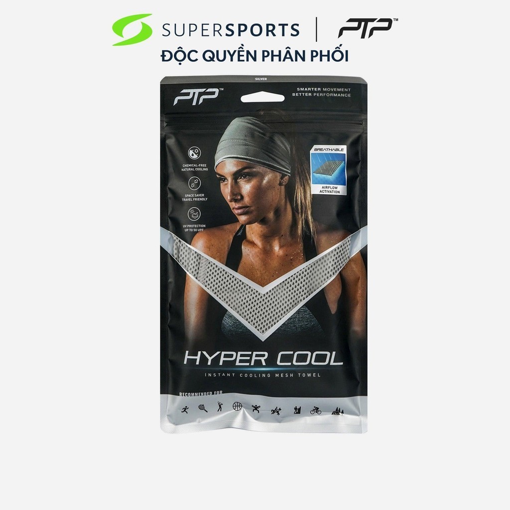 Khăn Tập Gym Ptp Hyper Cool - Xám - HC GREY