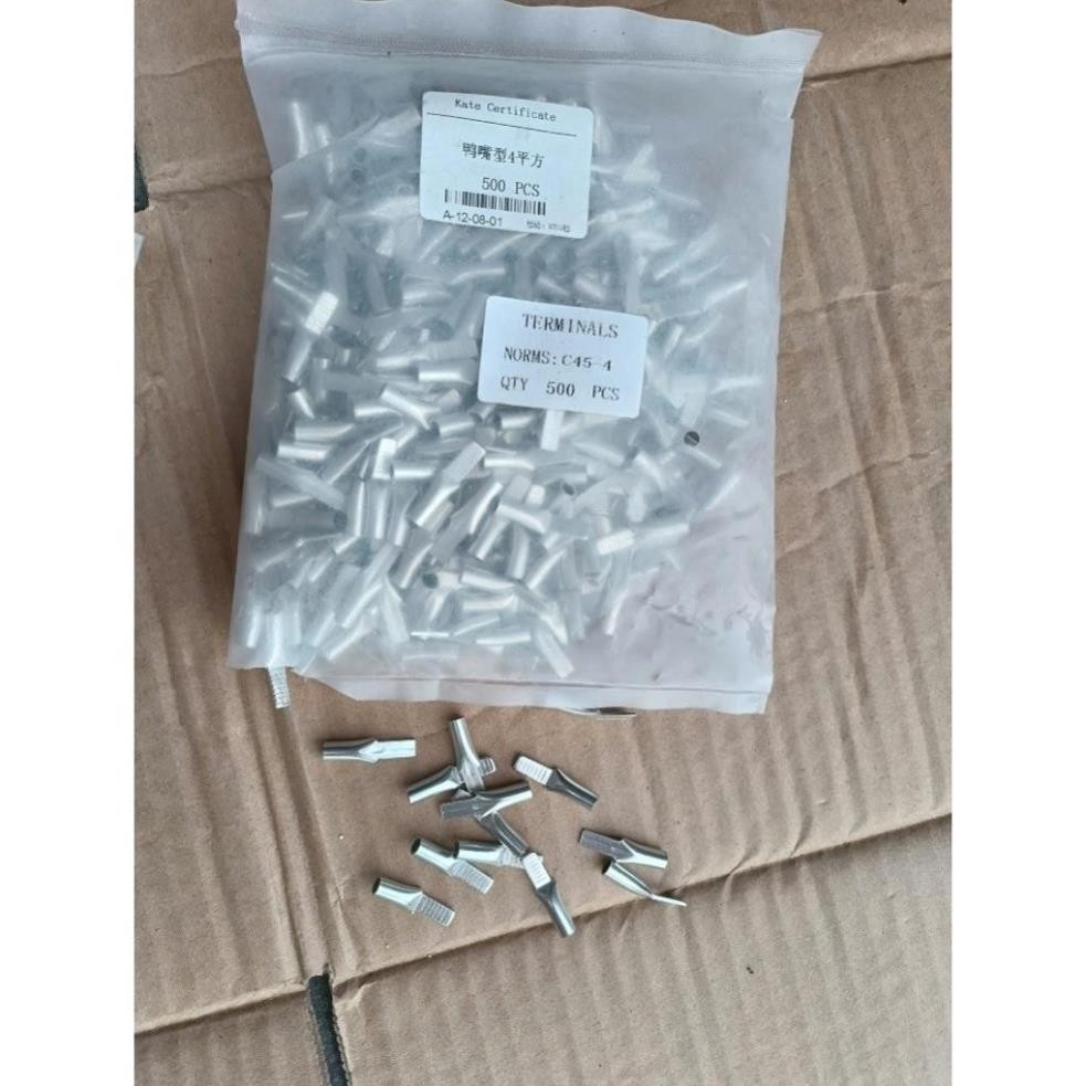 Đầu Cos đồng. Cos mỏ vịt bằng đồng mạ thiếc chống oxi hóa : C45-2 đến C45-50 ( giá 5 chiếc )