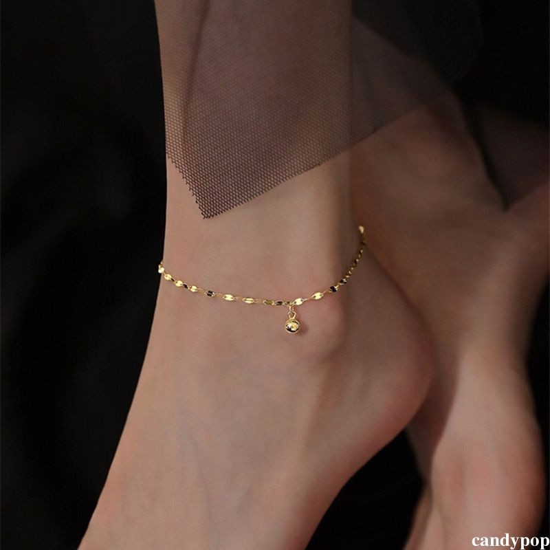 🍭Candy🍭Lắc chân may mắn đính hạt đơn giản thời trang mùa hè dành cho nữ