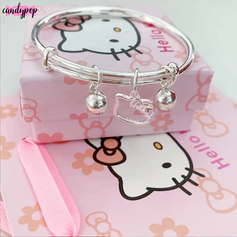🍭Candy🍭Vòng tay mặt dây chuyền chuông mèo kT Dễ thương Niche Lắc tay Quà tặng sinh nhật người bạn thân nhất