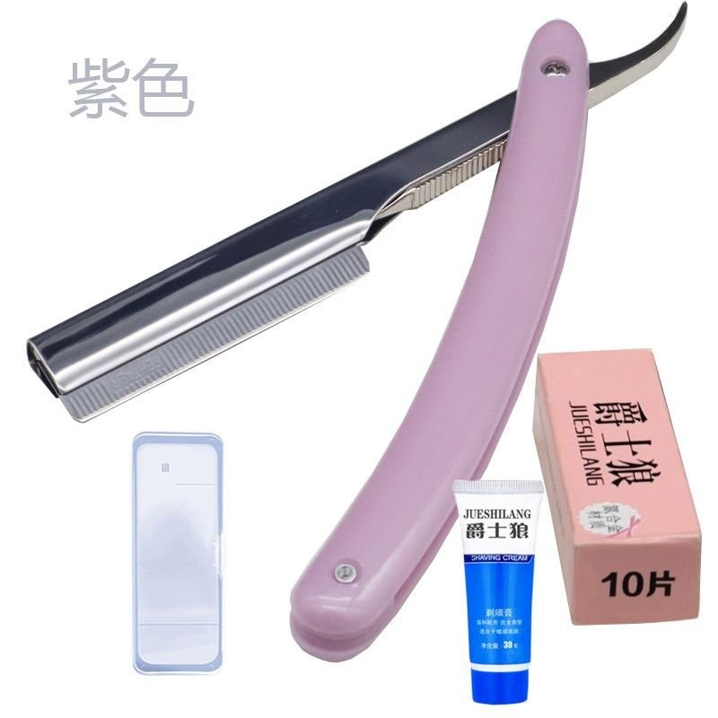 【30Bán Chạy4019Miếng】Dao cạo thủ công kiểu cũ cho thợ cắt tóc, dao cạo nhựa, dao cạo cạo râu, dao cạ