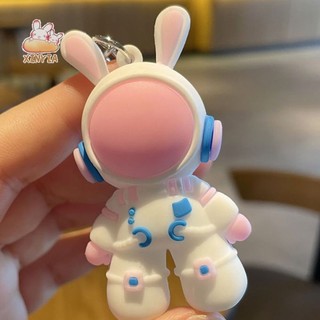 🌺xinyia🌺Móc khóa thỏ kiểu dáng phi hành gia cute