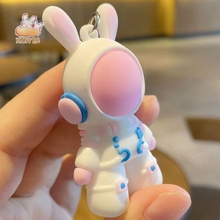 🌺xinyia🌺Móc khóa thỏ kiểu dáng phi hành gia cute