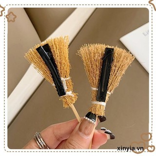 🌺xinyia🌺Kẹp tóc hình chổi mini cute Cho Nữ