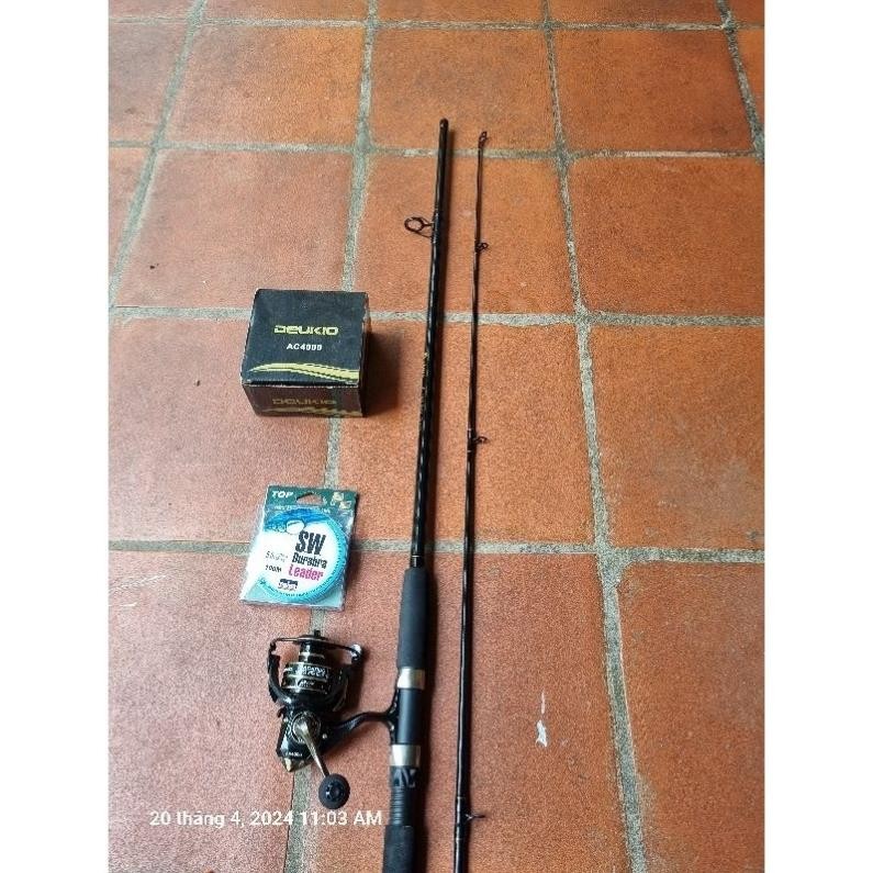 combo Cần Câu Daiwa 576 MW Huyền Thoại máy deukio ac4000 5000 6000 ac7000 Câu Cá Fishing Bắt Cá Đi C
