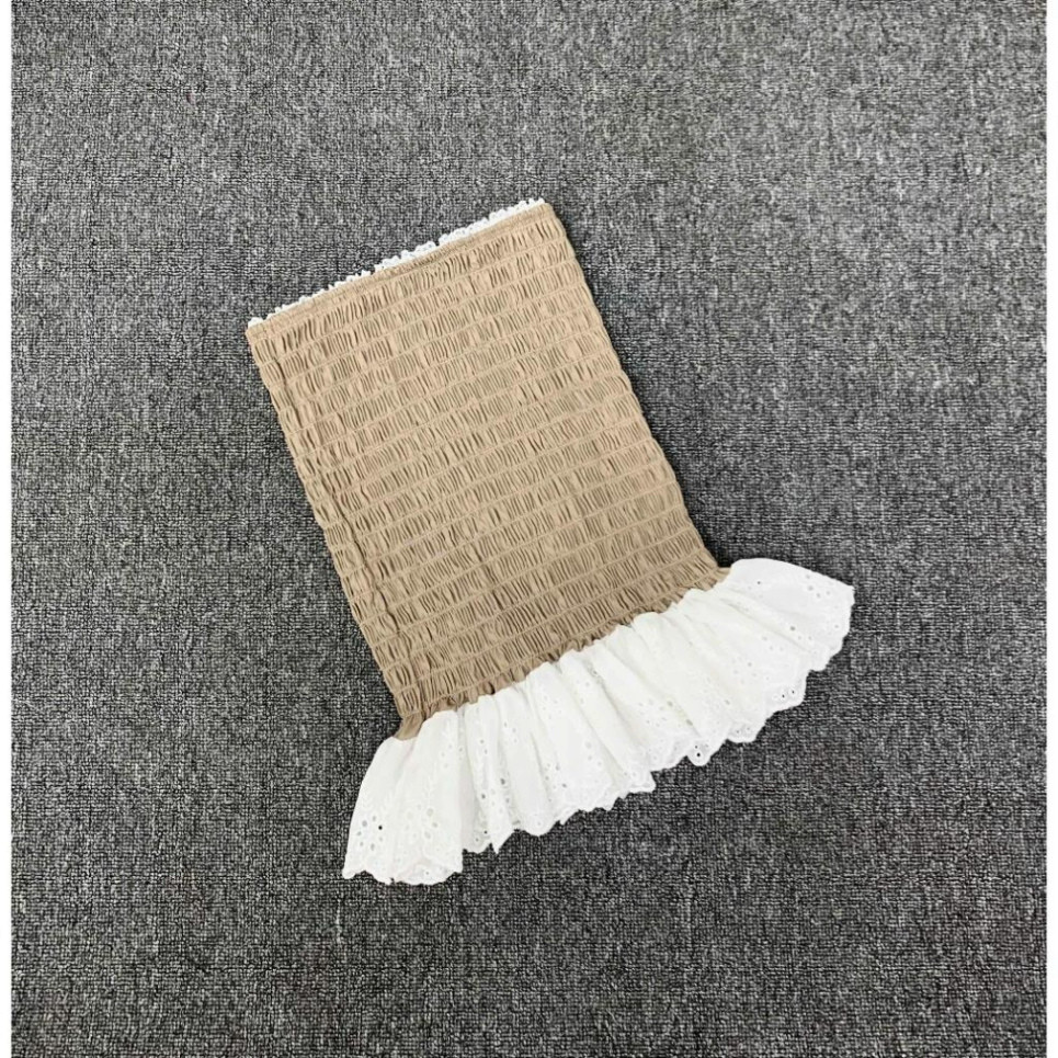 Forgirl Studio Áo Ống Nữ Nhún Chun Forly Chất Liệu Ren Độc Đáo, Ôm Body Thời Trang, Đa Màu Sắc T164 