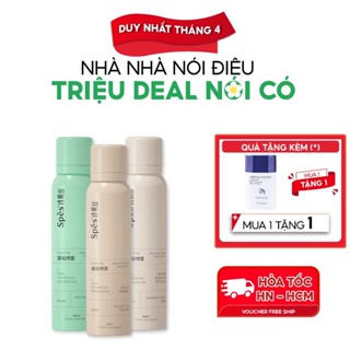 Dầu gội khô SPES dạng xịt 3 tầng hương dưỡng tóc tạo phồng cấp tốc hút dầu không bết dính giữ nếp 8h