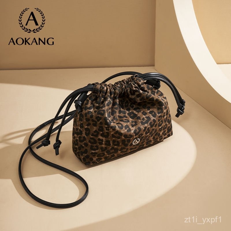 Túi Aokang2024Túi Bucket Thời Trang Mới Chất Lượng Cao Chính Hãng Túi Đeo Vai Nữ