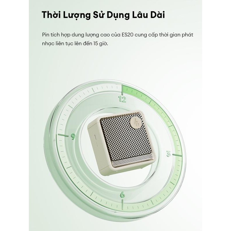 Loa Bluetooth Mini EDIFIER ES20 | Công Suất 6W | Thời lượng đến 12h | Kháng nước IP67 | Bảo Hành 15 Tháng | BigBuy360 - bigbuy360.vn
