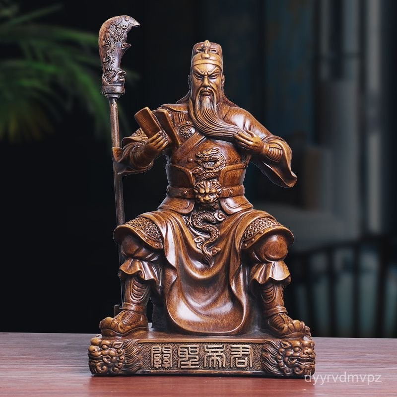 Tượng Guan Gong, vật trang trí thu hút tài lộc, thần võ thuật, tượng Phật Guan Yu, tượng Guan Er Ye,