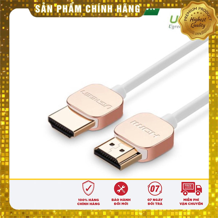 Cáp HDMI dài 0,5M chuẩn 2.0 Chính hãng UGreen 10473