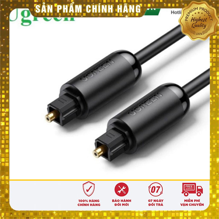 Cáp quang âm thanh Digital Optical Audio Toslink Ugreen cao cấp