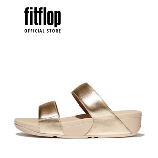 Dép Xăng Đan Nữ FitFlop Da LULU - Platino - FOT - ED4-675