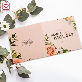 Combo 5 Thiệp mừng vuông gấp Have a Nice day