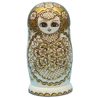 Búp bê Nga Matryoshka gỗ trầm bộ 10 con