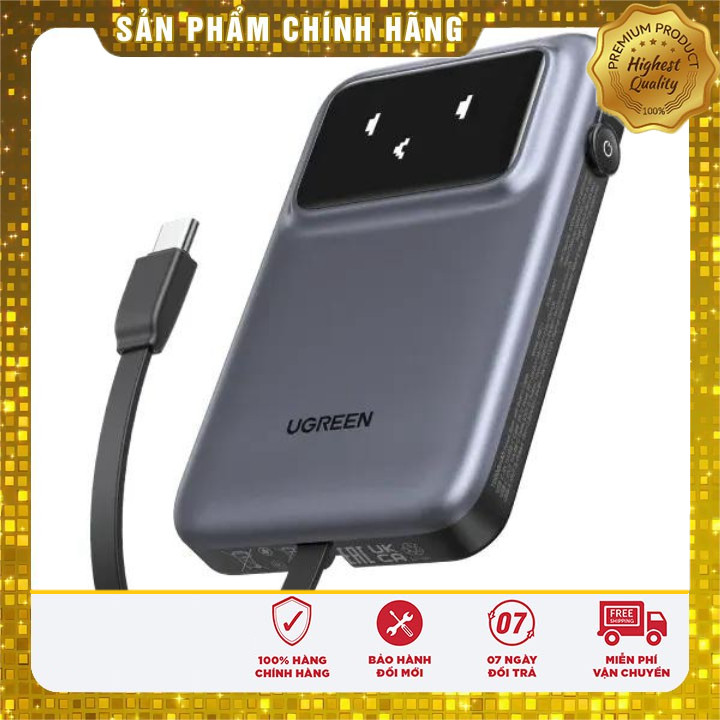 Pin sạc dự phòng Uno 10000mAh hỗ trợ sạc nhanh PD 30W Ugreen 35603B cao cấp