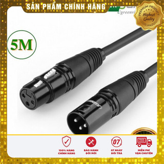Cáp nối dài Microphone XLR 5m chính hãng Ugreen 20712 cao cấp