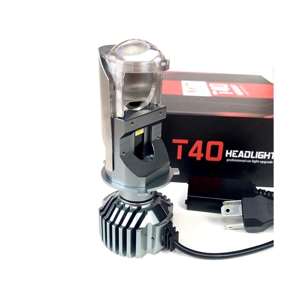 Đèn Pha LED Bi Cầu Mini H4 T40/F40 ( New ) Công Xuất 40w Lắp Ô tô, Xe Máy