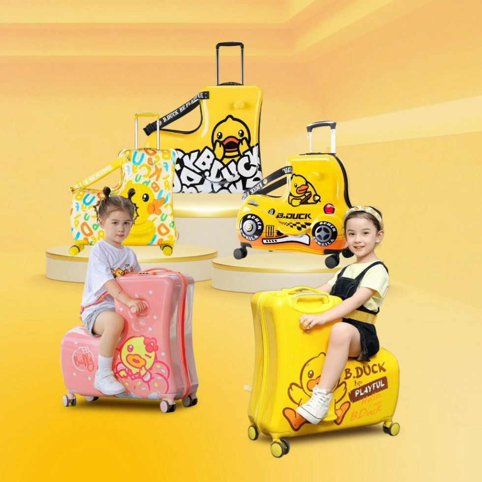 Vali siêu cấp Vali cho bé B.DUCK nhập khẩu chính hãng size 20/24 inch