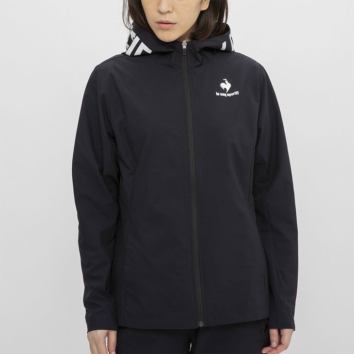 Áo khoác gió le coq Sportif Nữ - QMWTJF20-BLK