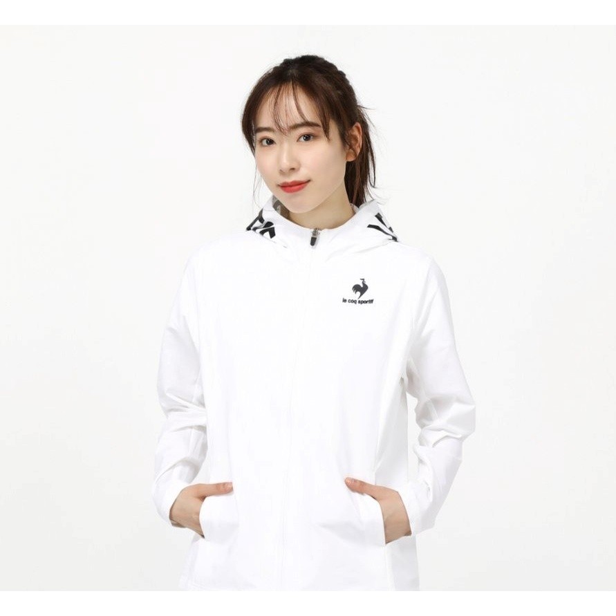 Áo khoác gió le coq Sportif Nữ - QMWTJF20-WHT