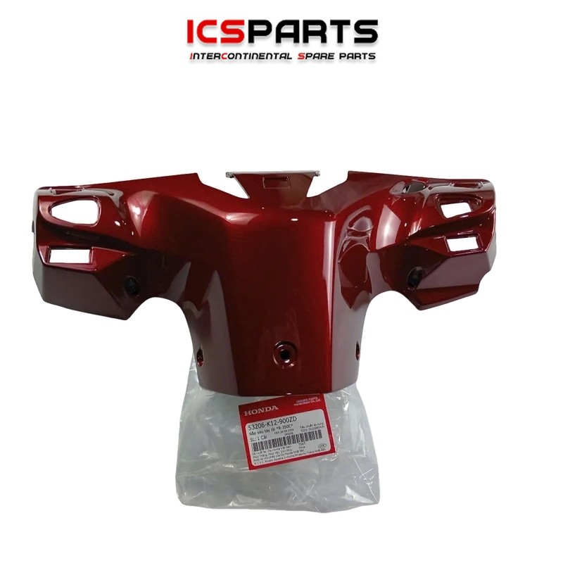 Nắp Sau Tay Lái (Nhựa Gáy) R-350C HONDA Lead 125 2013-2015 Màu Đỏ (53206K12900ZD)