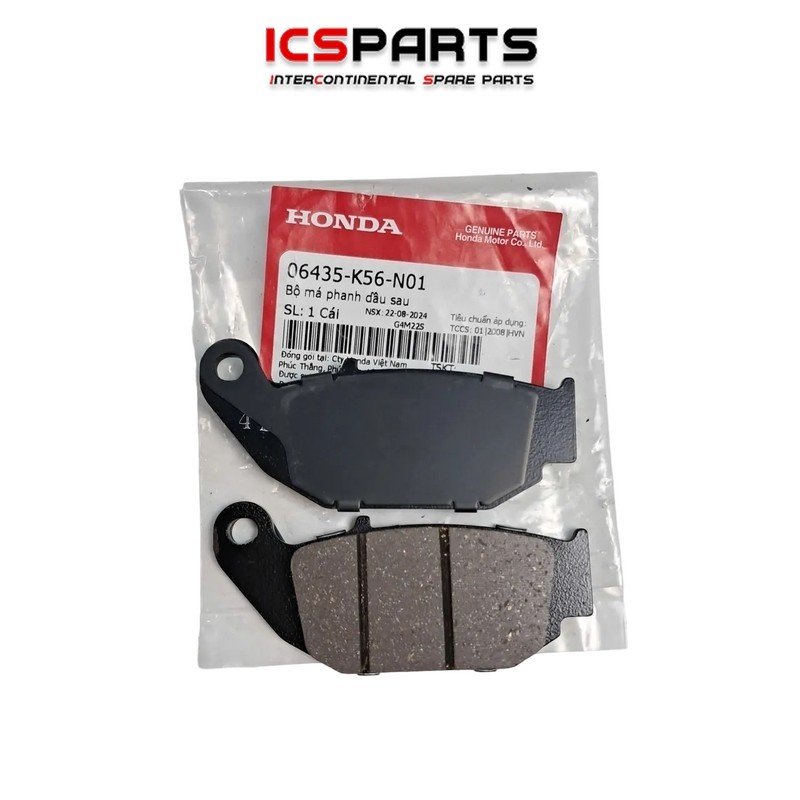 Bộ Má Phanh Dầu (Má Đĩa) Sau HONDA Winner 150 / Winner X (Wi 4) (06435K56N01)
