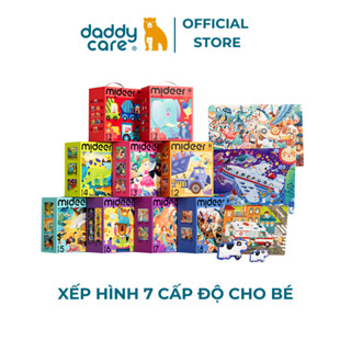 Xếp Hình cho bé ghép hình Mideer puzzles 7 cấp độ Level Up đồ chơi cho bé 1 2 3 4 5 6+ Tuổi