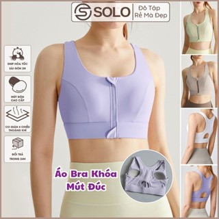 Áo Bra Tập Gym Yoga Pilates Thể Thao Nữ CÓ MÚT Thun Poly Mềm Co Dãn Thoáng Mát Solo Sportswear 183