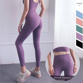 Quần Legging Tập Gym Yoga Pilates Thể Thao Cạp CaoThun Poly Mềm Co Dãn Thoải Mái Solo Sportswear 916