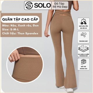 Quần Legging Thun Poly Tập GYM Pilate Lulu Co Giãn Gen Bụng Nâng Mông Thể Thao Nữ 640 GYMSTORE 2012
