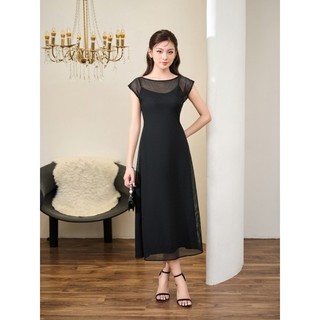 Đầm lưới 2 chi tiết phối váy 2 dây cotton sang trọng Orchid - BH10F005