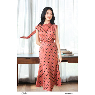 Set công sở sát nách phối chân váy đuôi cá dáng dài Orchid - AH13B243