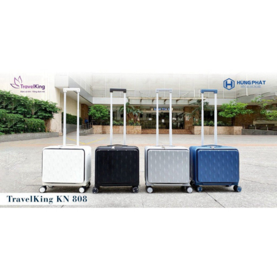 Vali hùng phát  Vali  TRAVELKING808  kéo du lịch doanh nhân TRAVELKING808 khung nhôm khóa sâp chính 