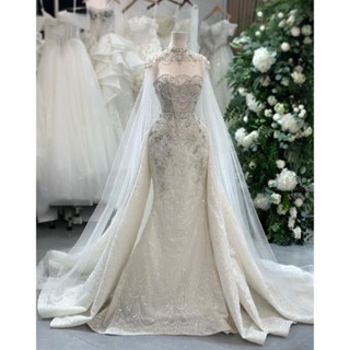   NEW   ẢNH THẬT SHOP  _Váy cưới lễ đường chụp ảnh cưới LUXURY 5 in 1 hàng thiết kế váy siêu cao cấp 