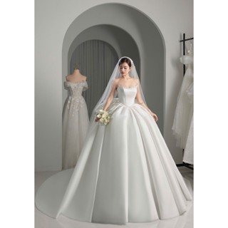 ẢNH THẬT SHOP_ Váy cưới, váy lễ đường tùng to kiểu dáng tiểu thư cao cấp,  CÔ DÂU LỘNG LẪY NHẤT TRONG NGÀY TRỌNG ĐẠI!