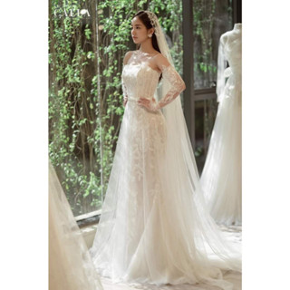 Váy cưới, váy tiệc bó cá ren cao cấp, váy cưới hotttrend