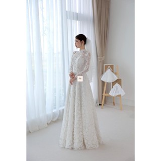  Váy tiệc đi bàn lễ cưới nhà thờ dài tay hàng cao cấp hàng có sẵn ảnh thật của shop 