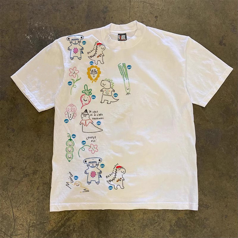 CLOT áo phông nữ trắng  đẹp dễ thương áo style 100% cotton mùa hè cộc tay áo thun local brand