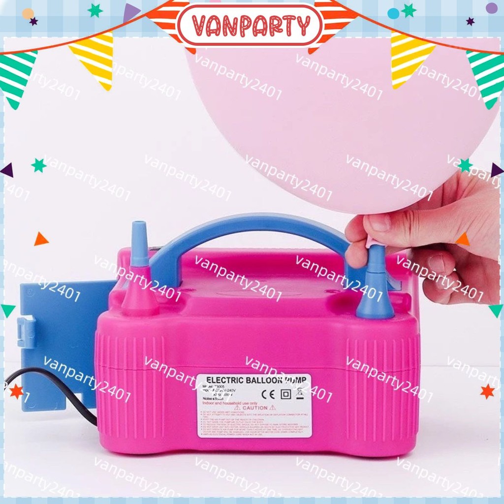Máy bơm bóng bằng điện mini cho tiệc sinh nhật, party, sự kiện, cưới hỏi, thôi nôi, đầy tháng, lễ Tết, Noel, khai trương