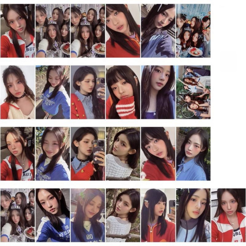 Set card ảnh NewJeans Minji, Hanni, Danielle, Haerin, Hyein - Get Up, How Sweet