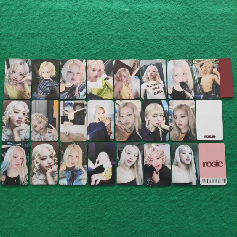 Set card ảnh unoff Rosé (BLACKPINK) - Rosie