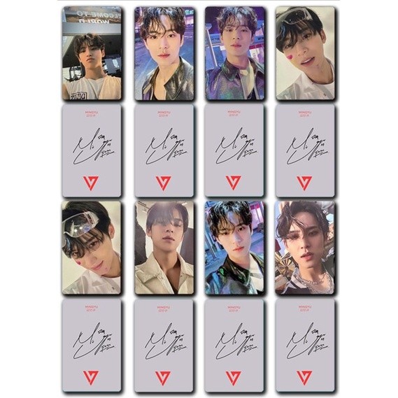[Mua 2 giảm 30k, mua 3 tặng 1] Set card chữ kí Mingyu Seventeen