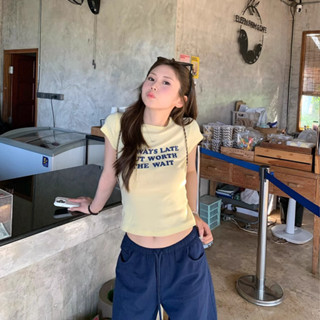 áo thun nữ ôm body vàng chanh quả mơ fashion 100% cotton chất lượng cao baby tee Eleclassm