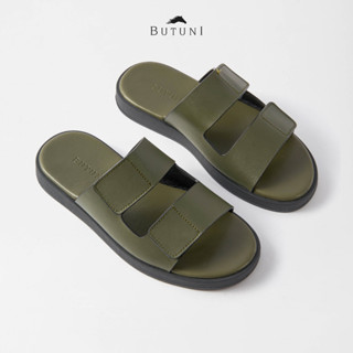 Dép Quai Ngang Dép Thời Trang Nam BUTUNI Ibiza Lines Velcro W Slippers, Dép Hàng Hiệu Cao Cấp Bảo Hành 12 Tháng